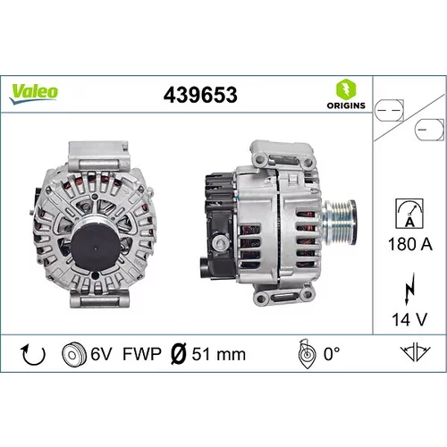 Alternátor VALEO 439653
