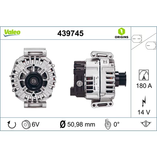 Alternátor VALEO 439745