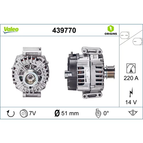 Alternátor VALEO 439770