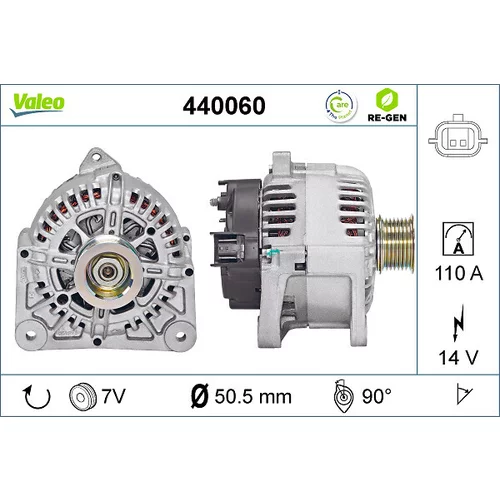 Alternátor 440060 /VALEO/