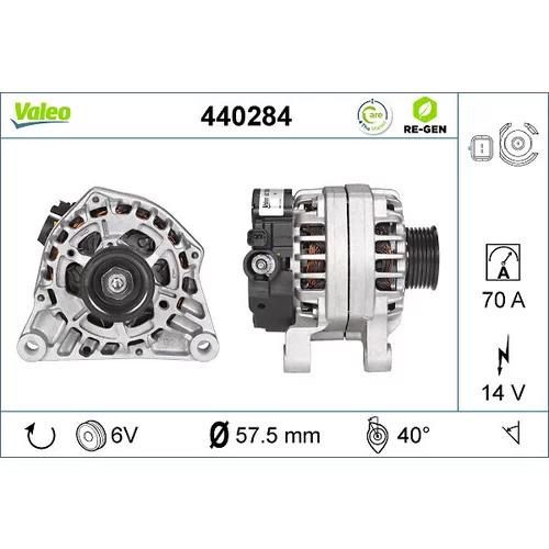 Alternátor VALEO 440284