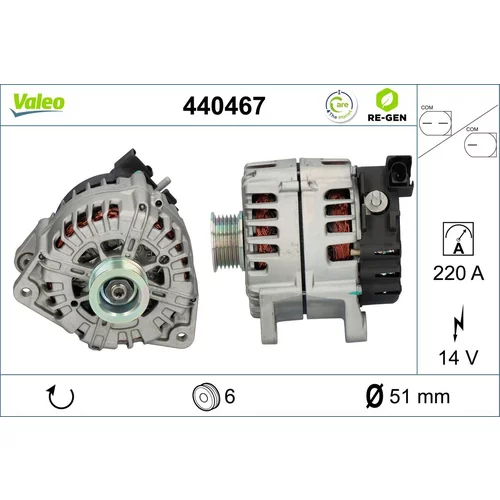 Alternátor VALEO 440467