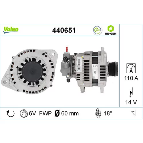 Alternátor VALEO 440651