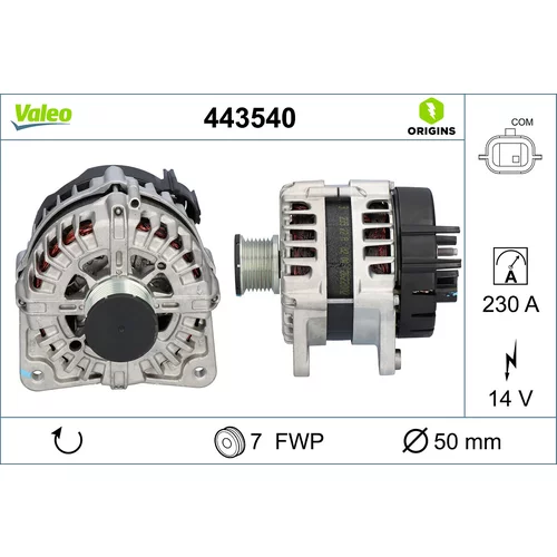 Alternátor VALEO 443540
