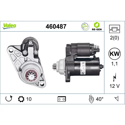 Štartér 460487 /VALEO/