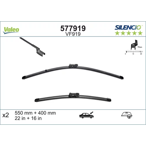 Stieracia lišta VALEO 577919
