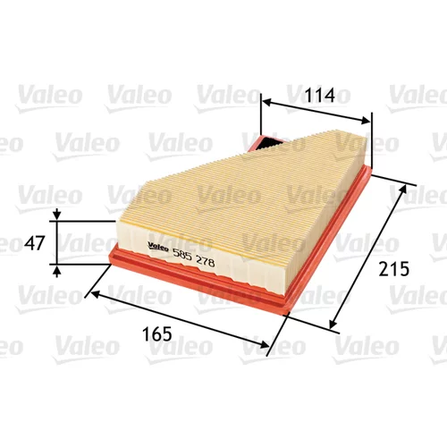 Vzduchový filter VALEO 585278