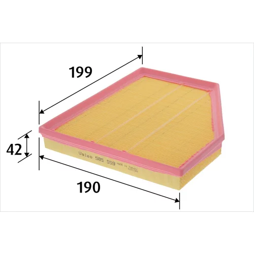 Vzduchový filter VALEO 585559