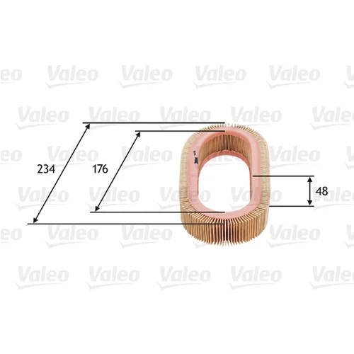 Vzduchový filter VALEO 585628