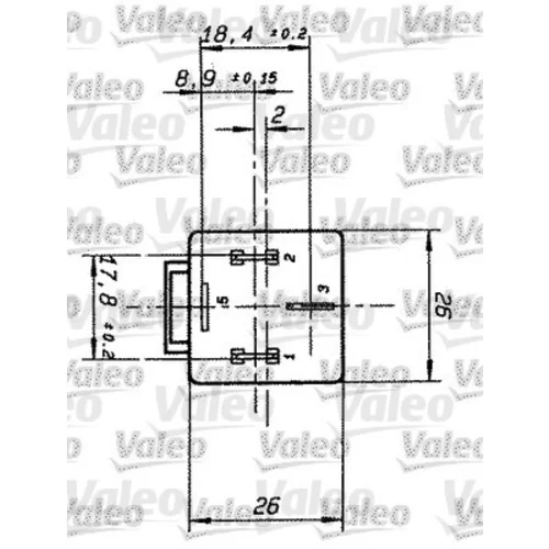 Relé pracovného prúdu 643658 /VALEO/ - obr. 5