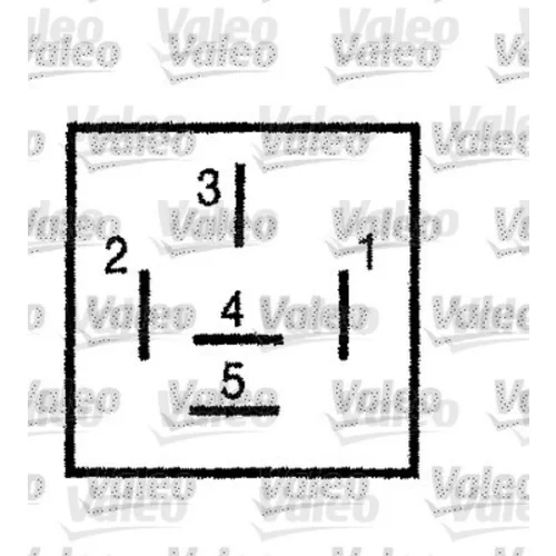 Relé pracovného prúdu 643822 /VALEO/ - obr. 2