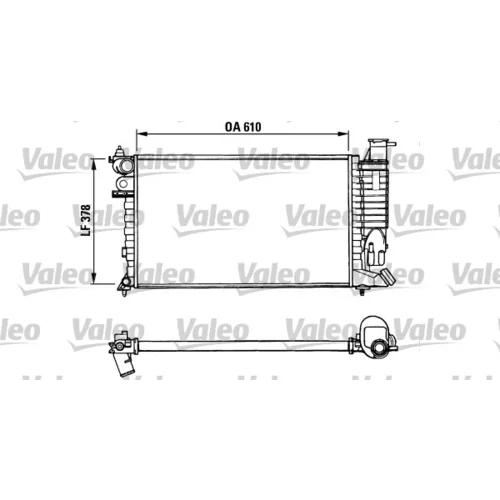 Chladič motora VALEO 731010