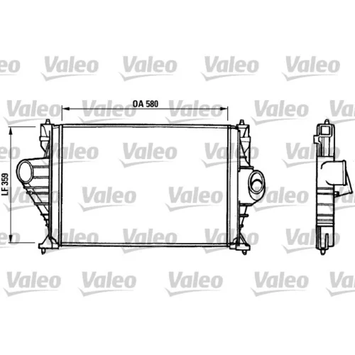 Chladič plniaceho vzduchu VALEO 816823
