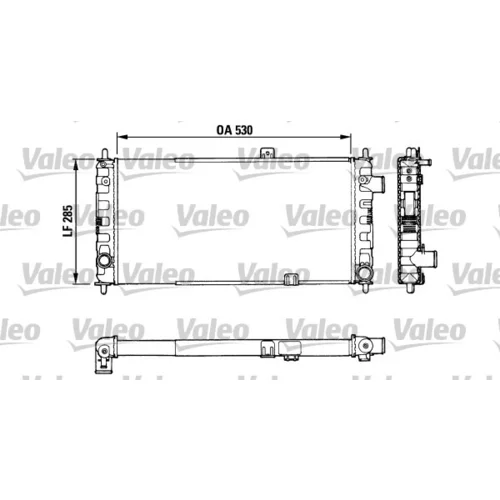 Chladič motora VALEO 883751
