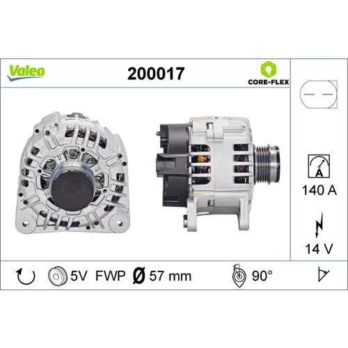 Alternátor VALEO 200017