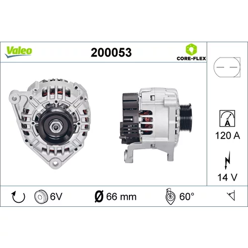 Alternátor VALEO 200053