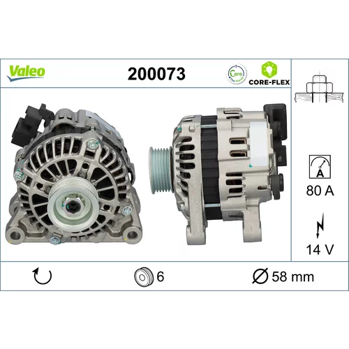 Alternátor VALEO 200073