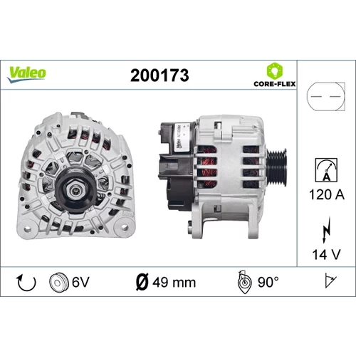 Alternátor VALEO 200173