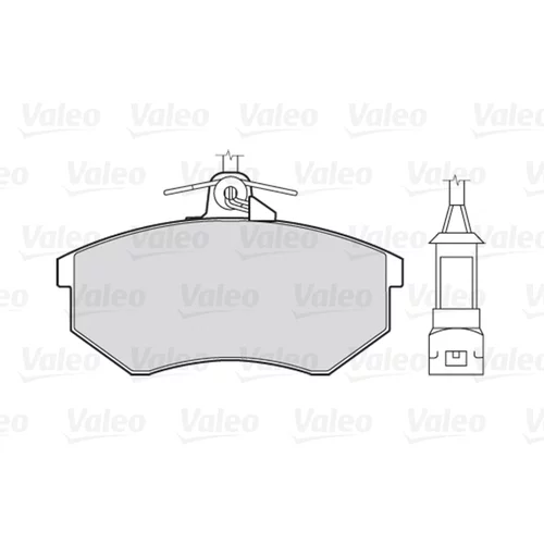 Sada brzdových platničiek kotúčovej brzdy 301003 /VALEO/ - obr. 1