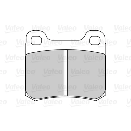 Sada brzdových platničiek kotúčovej brzdy 301105 /VALEO/ - obr. 1