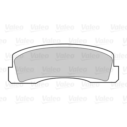 Sada brzdových platničiek kotúčovej brzdy 301389 /VALEO/ - obr. 1