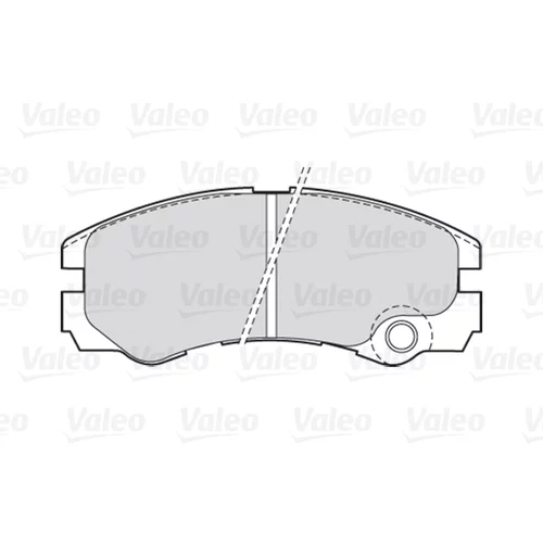 Sada brzdových platničiek kotúčovej brzdy 301661 /VALEO/ - obr. 1