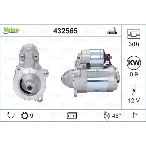 Štartér VALEO 432565