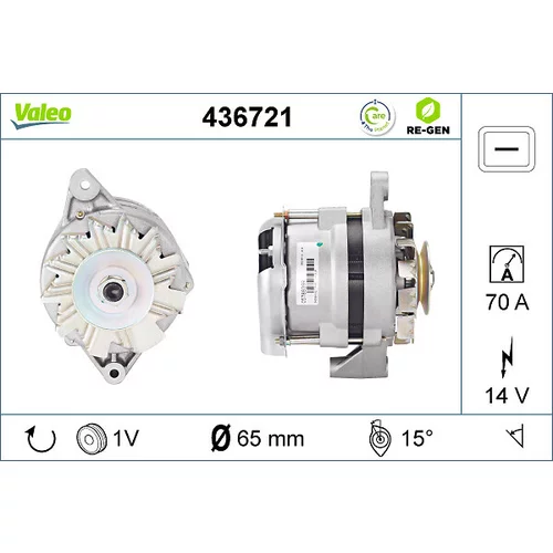 Alternátor 436721 /VALEO/