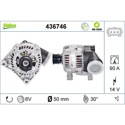 Alternátor VALEO 436746