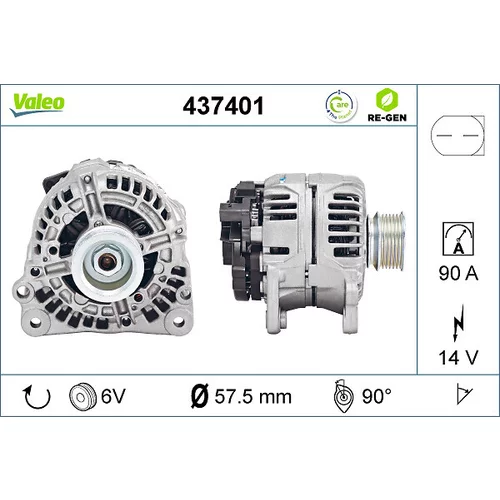 Alternátor VALEO 437401