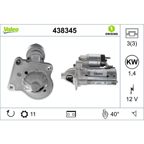 Štartér VALEO 438345