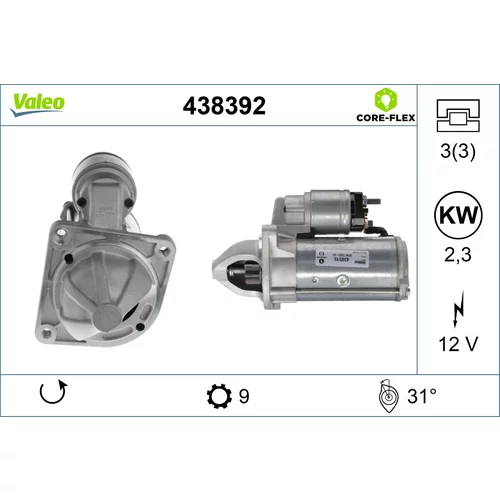 Štartér VALEO 438392