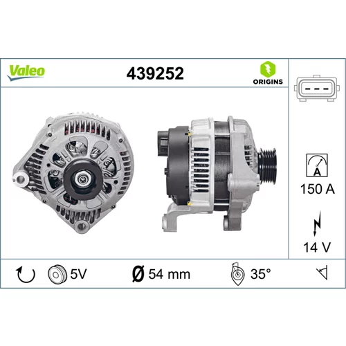 Alternátor VALEO 439252