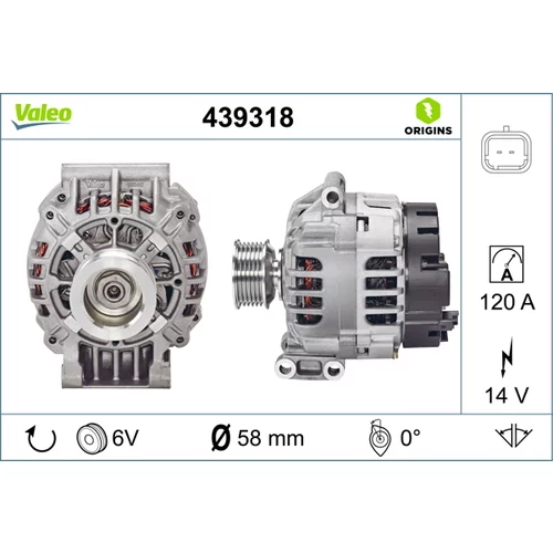 Alternátor VALEO 439318
