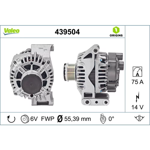 Alternátor VALEO 439504