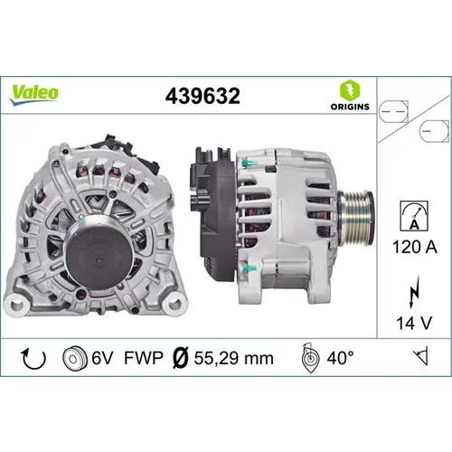 Alternátor VALEO 439632