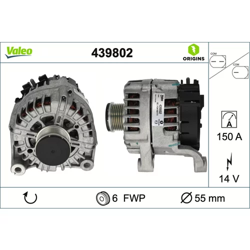 Alternátor VALEO 439802