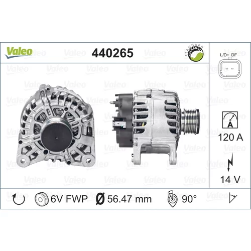 Alternátor VALEO 440265