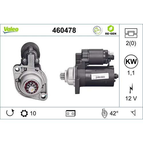 Štartér VALEO 460478