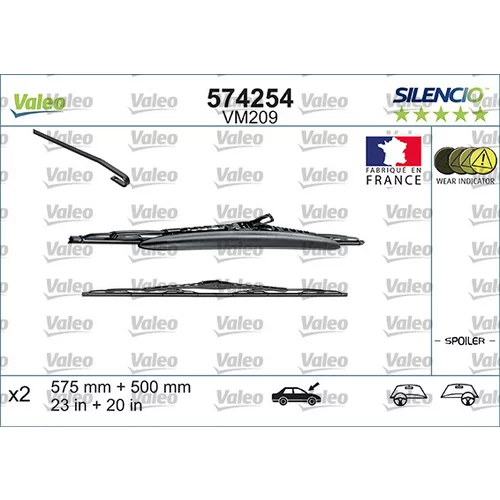 Stieracia lišta 574254 /VALEO/ - obr. 1