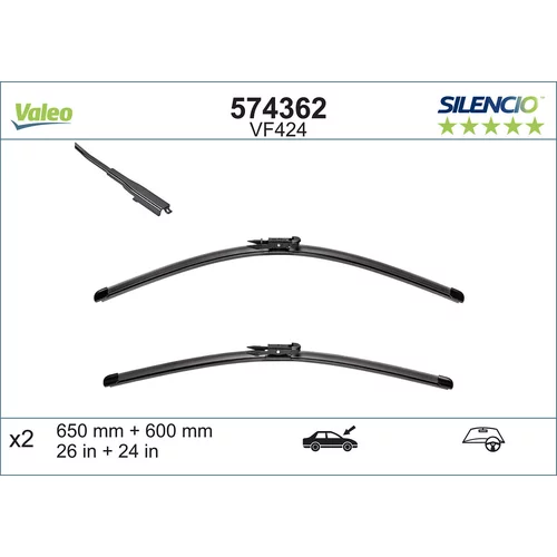 Stieracia lišta VALEO 574362