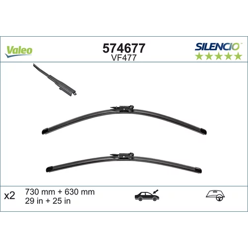Stieracia lišta VALEO 574677