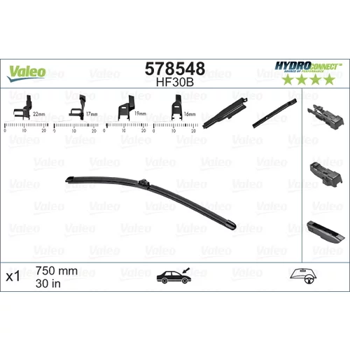 Stieracia lišta VALEO 578548