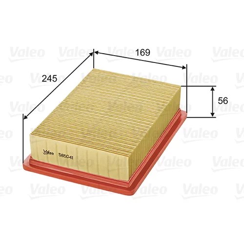 Vzduchový filter VALEO 585041