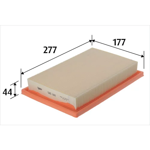 Vzduchový filter VALEO 585880