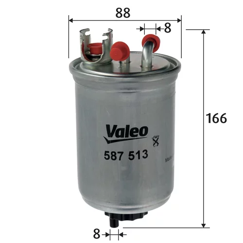 Palivový filter VALEO 587513