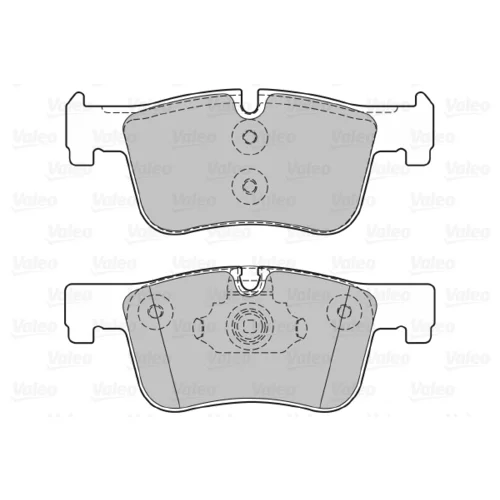 Sada brzdových platničiek kotúčovej brzdy 601310 /VALEO/ - obr. 1