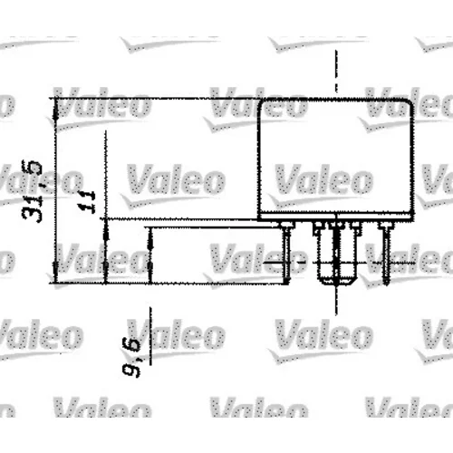Relé pracovného prúdu 643818 /VALEO/ - obr. 4