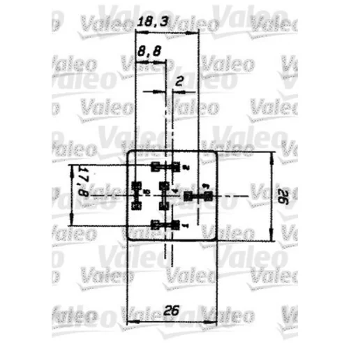 Relé pracovného prúdu 643818 /VALEO/ - obr. 5