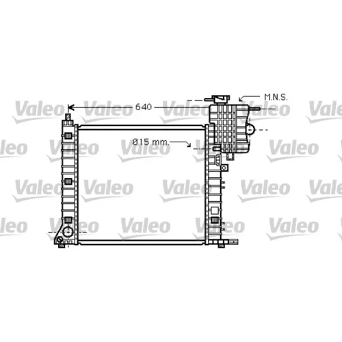 Chladič motora 734749 /VALEO/